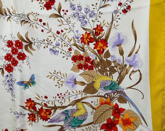 希少 Gucci グッチ 1960’s ヴィンテージスカーフ 鳥のデザイン il_340x270.6266828472_rzry.jpg