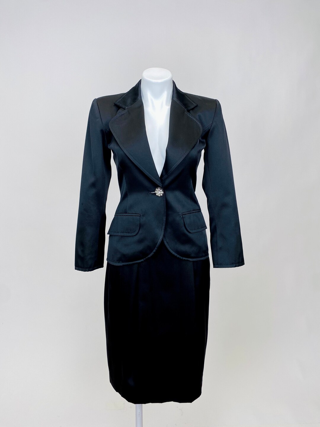 Vintage Authentic YSL Yves Saint Laurent Skirt and Blazer