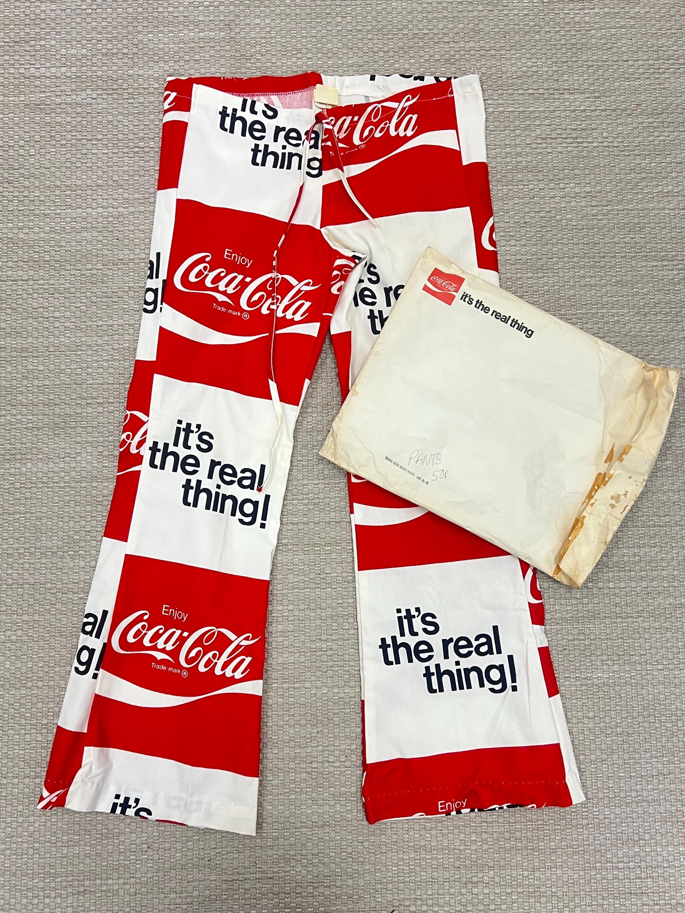 コカコーラ　70s フレアパンツ　vintage 70s coca cola pants - Etsy 日本
