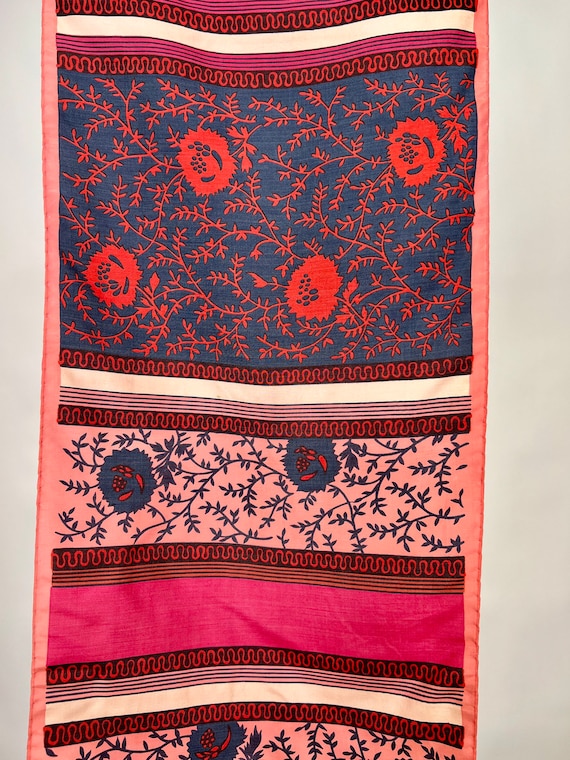 Stunning Vintage Designer Silk Scarf by Emanuel U… - image 6