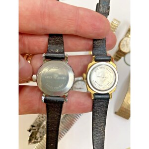 Vintage ladies wrist watch lot for parts repair TIMEX Oris Citizen AS IS image 15