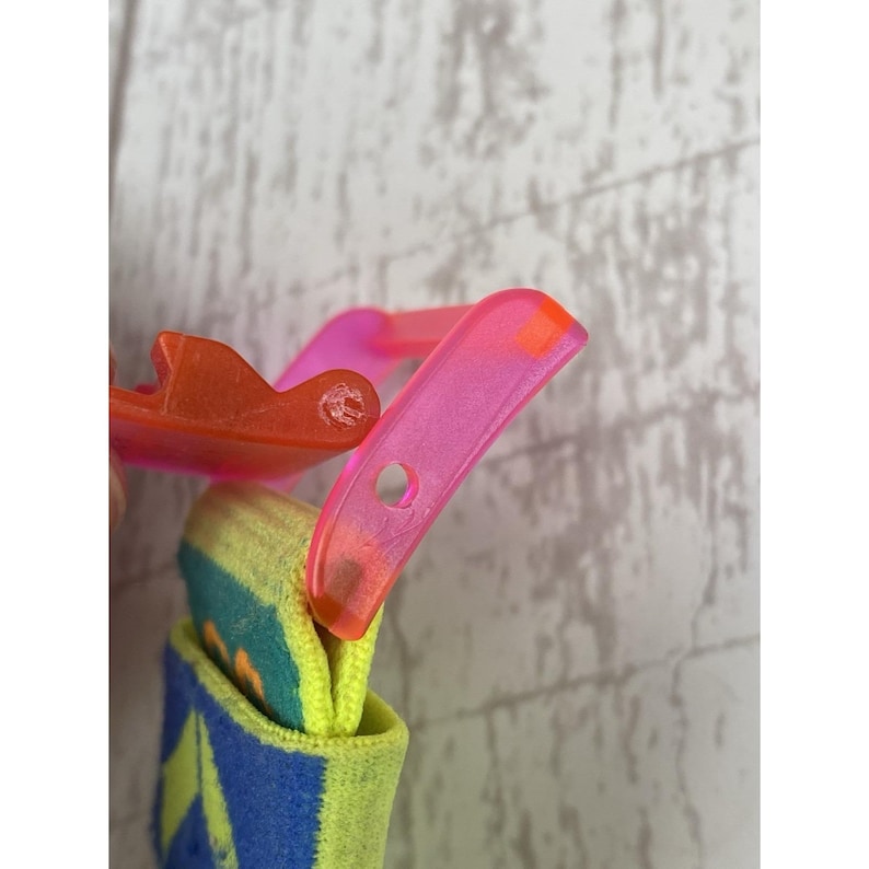 Vintage 1990s Pop Swatch Watch Neon PWK175 Waterskiing wrist watch as is image 9
