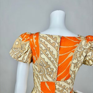 1960s Tori Richards Hawaian Barkcloth