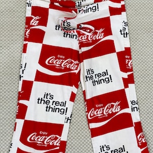 70s Coca Cola Pants - Etsy