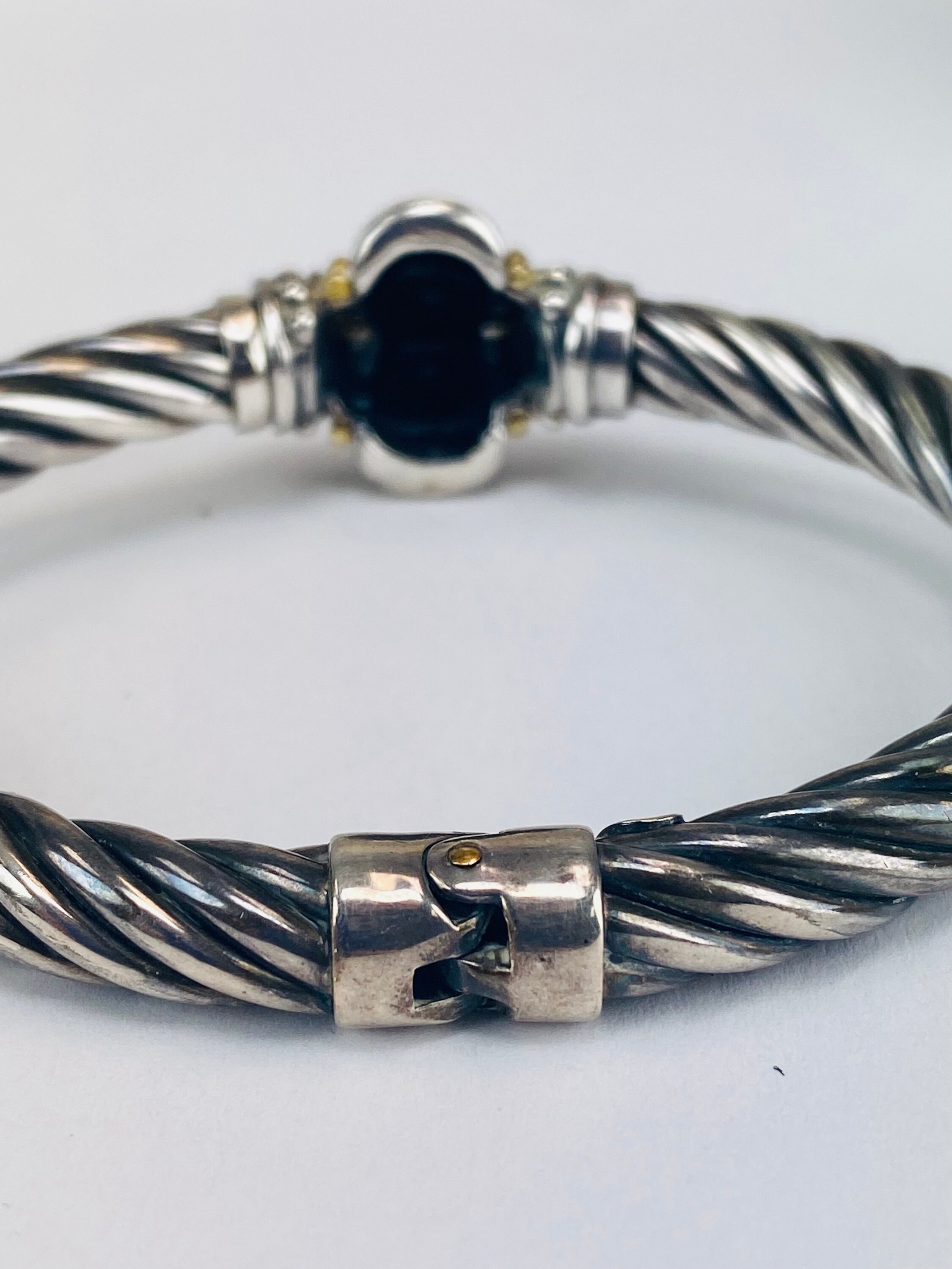 Vintage 1980s Signed Designer Fili Menegatti Two Toned