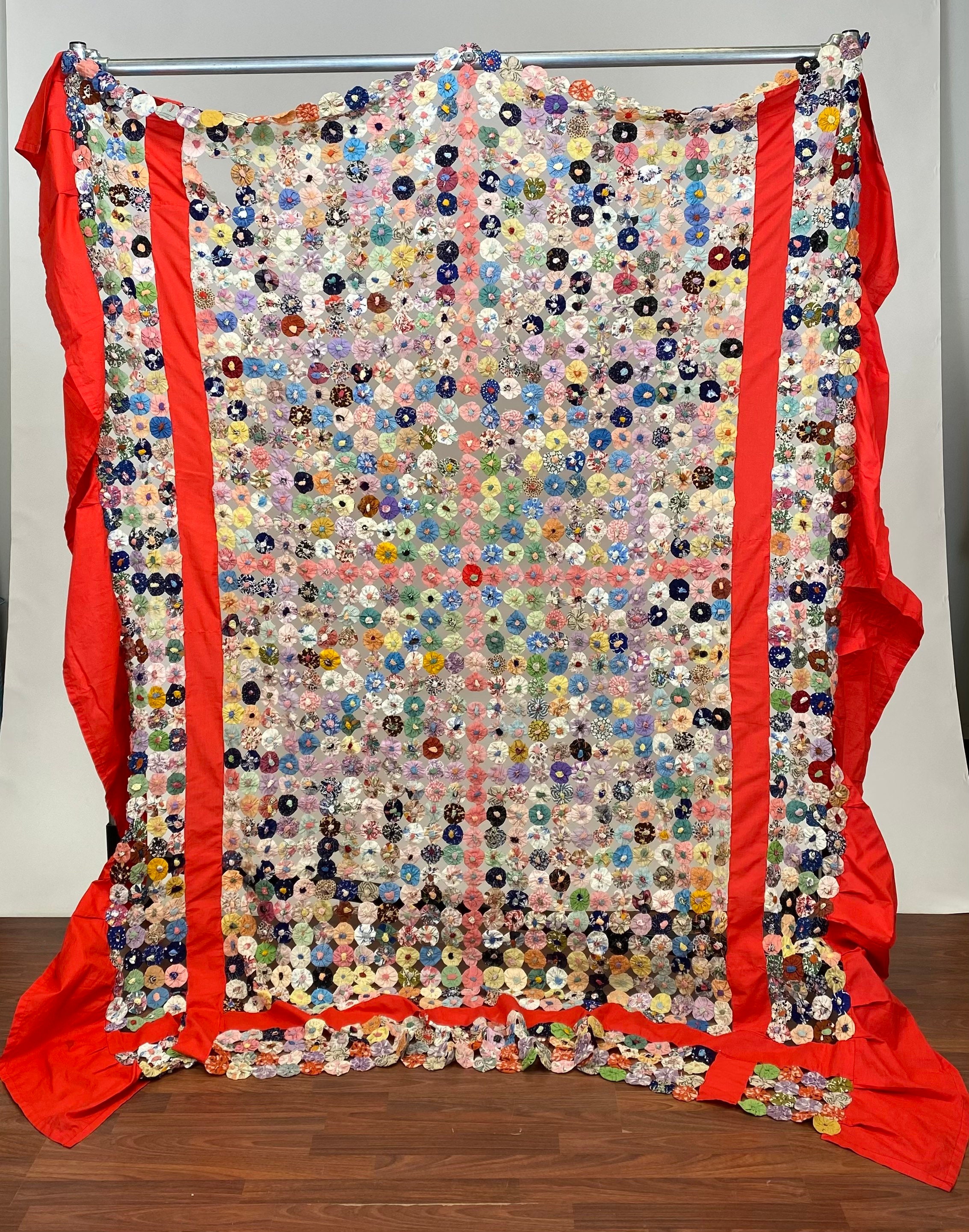 Antique yoyo quilt - Etsy 日本