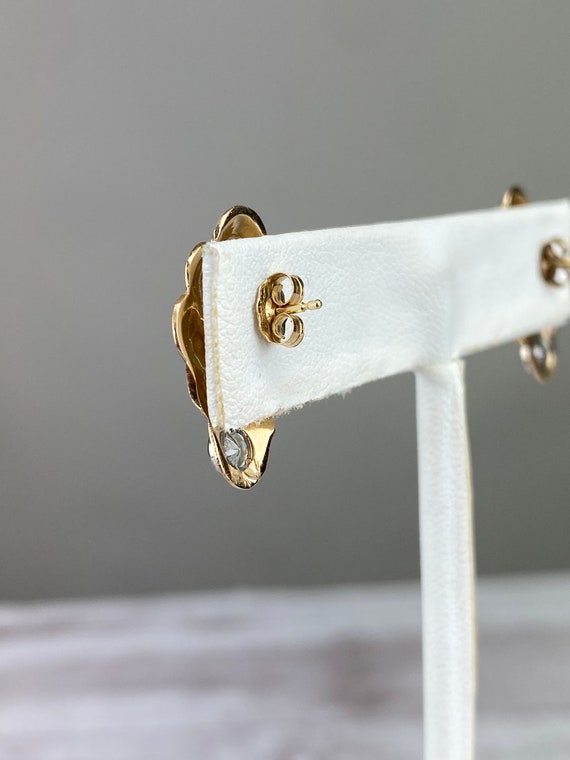 Vintage 1930s 10k white and yellow two tone gold … - image 9