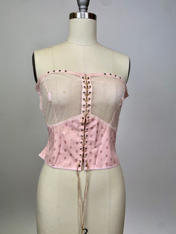 Rare Vintage Early 1900s Spirella Corset Bustier Lace up | Etsy