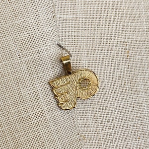 14K Solid Yellow Gold NHL Hockey Stanley Cup Charm