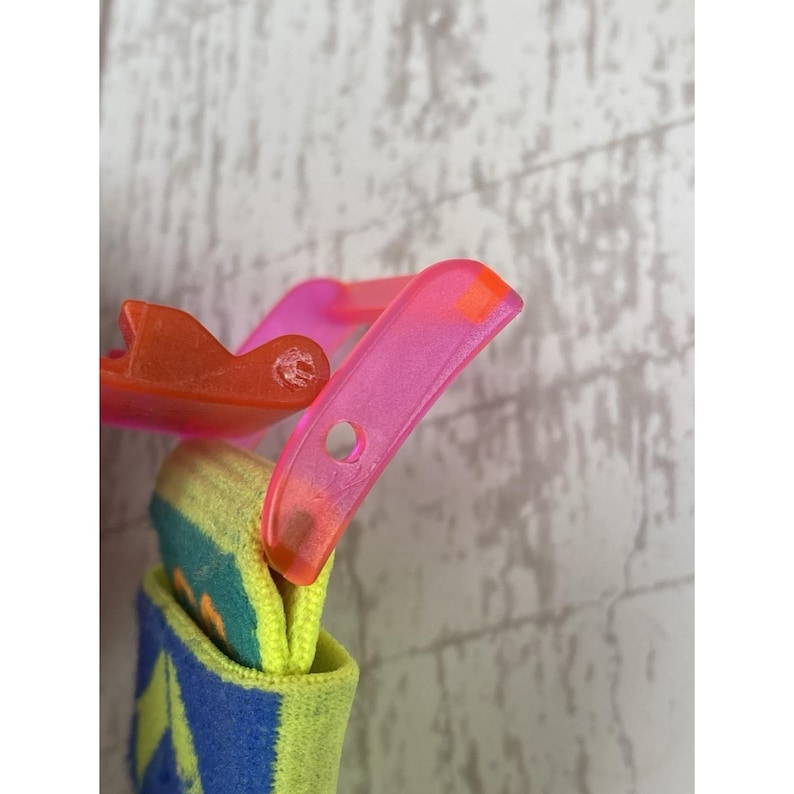Vintage 1990s Pop Swatch Watch Neon PWK175 Waterskiing wrist watch as is image 8