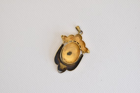 Antique Victorian 14k Solid Yellow Gold Etruscan … - image 4