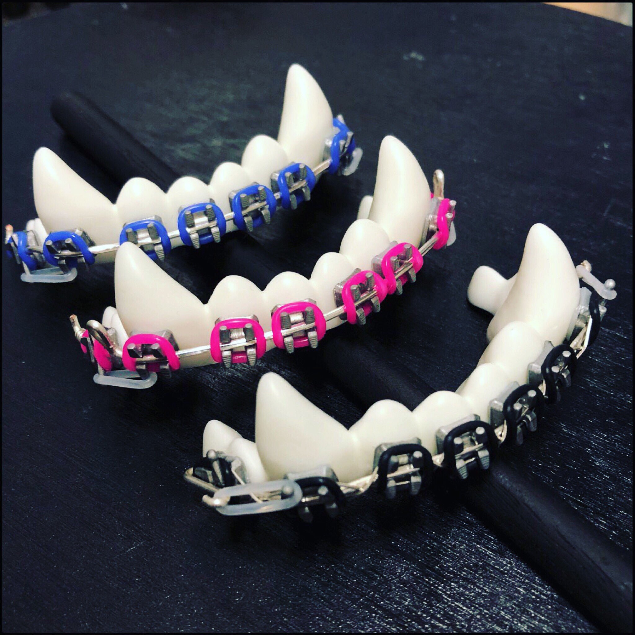 Wide White Clip-On Braces, In stock!