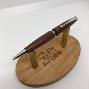 Stylo (46) artisanal exclusif en bois d'amarante