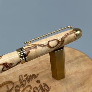 Exclusieve handgemaakte tamarindehouten pen (147)