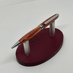 Stylo (106) artisanal en bois de rose véritable