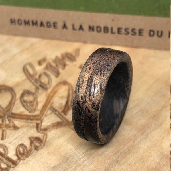 Exotic Hawaiian Koa Wood Ring