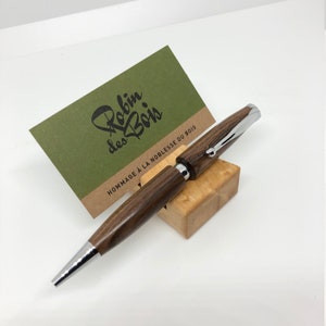 Stylo (40) artisanal exclusif en bois de morado