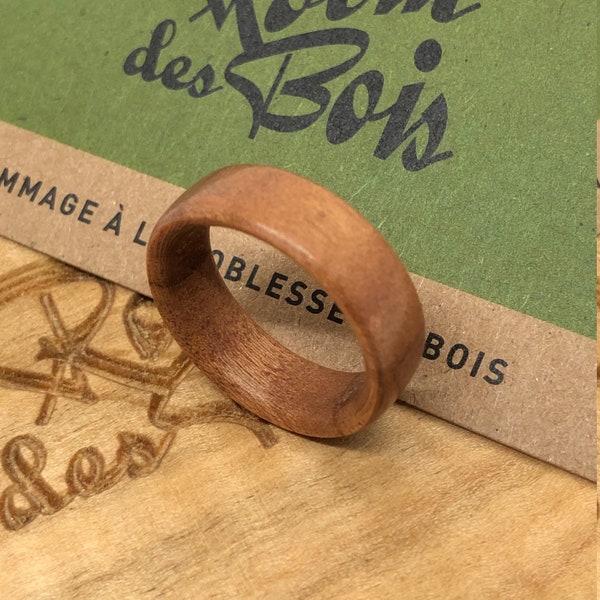 Exotic Cherry Wood Ring