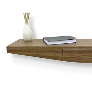 Modern floating console table deals