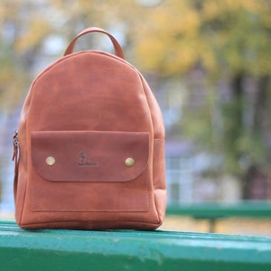 Petit sac à dos en cuir sac à main femmes/Cuir véritable