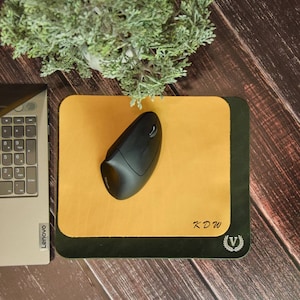 Personalized leather mouse pad/Custom mouse pad