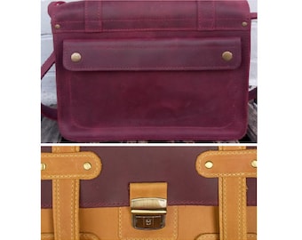 Customize a briefcase / Add a Backside Pocket / Add a Clasp