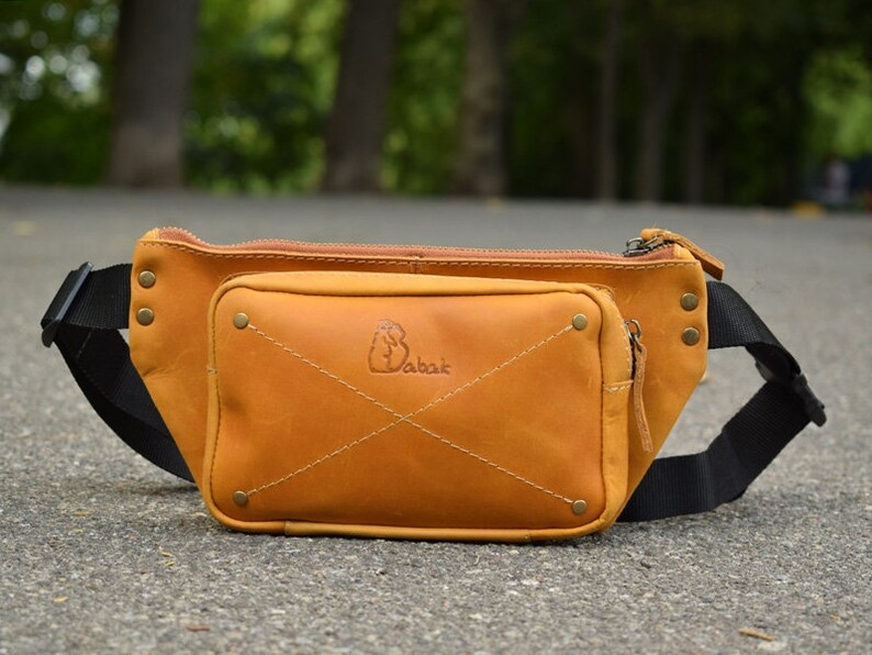 travel pouch fanny pack leather festival fanny pack small bag leather fanny pack Belt bag leather leather hip bag travel hip bag