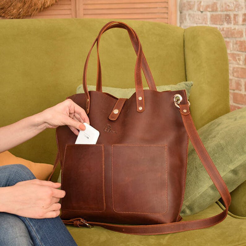 laptop tote bag with zipper