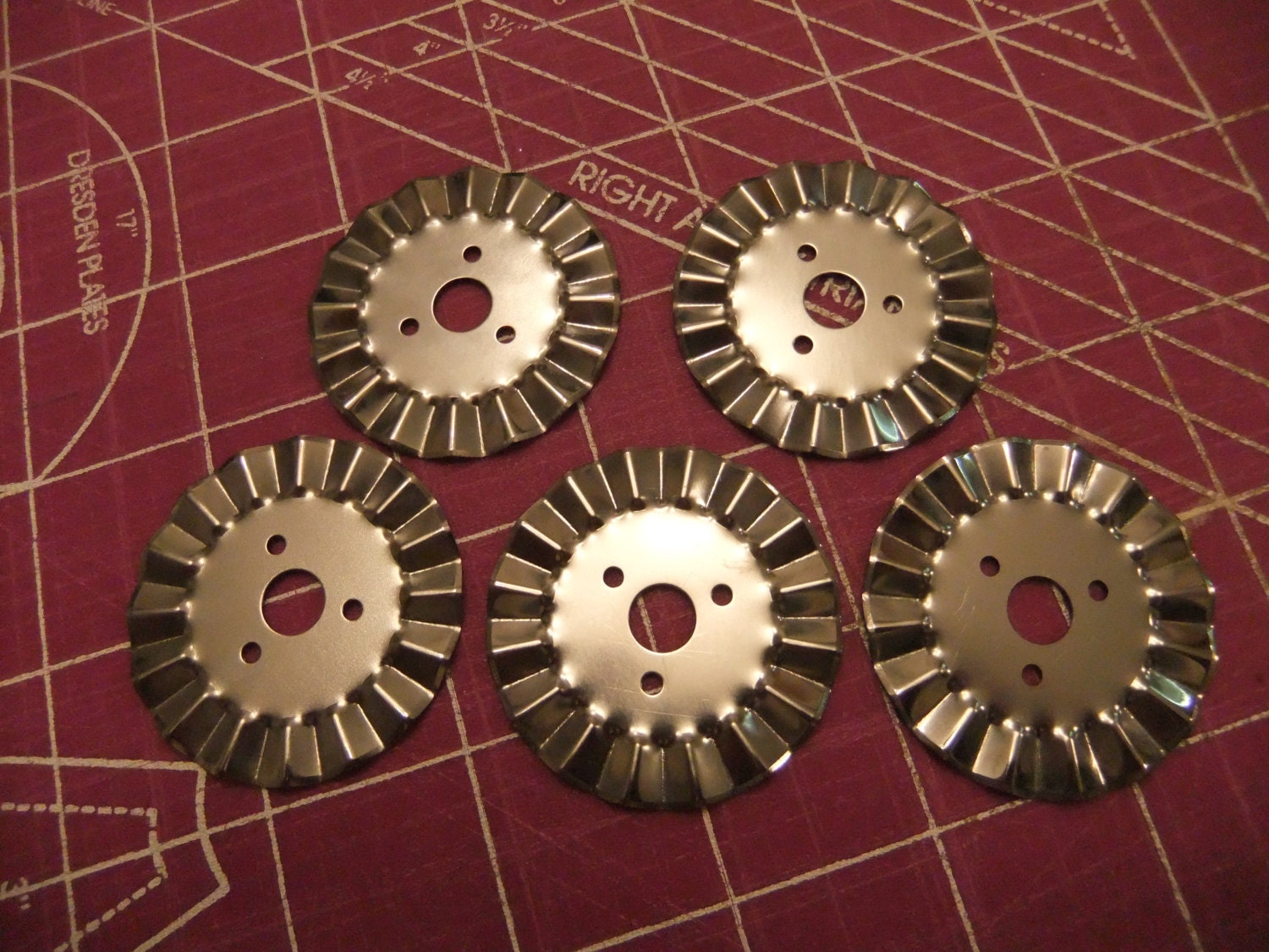 5 45 Mm Rotary Cutter PINKING Blades Etsy
