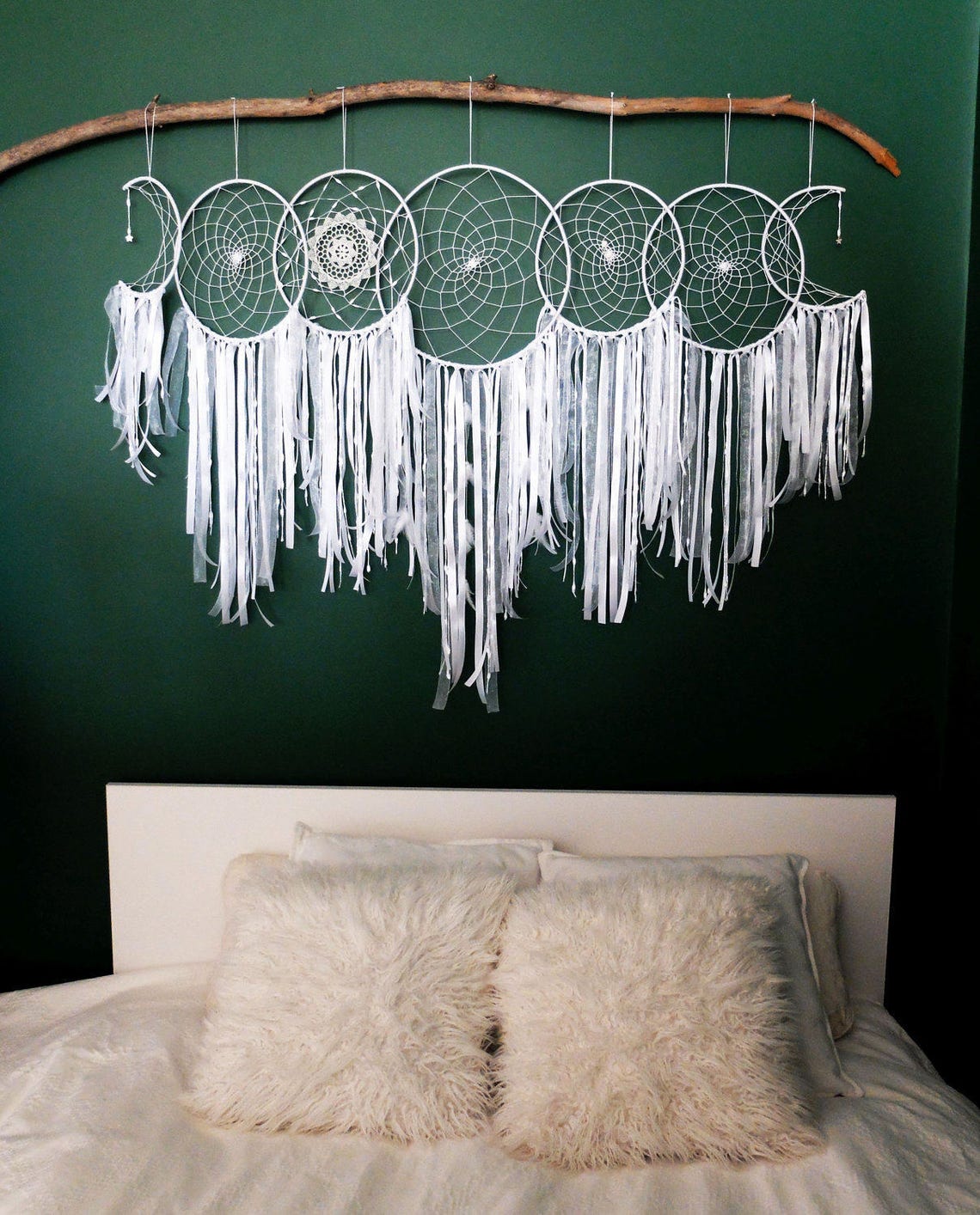 Wedding Dreamcatcher White Dream Catcher  Large image 3