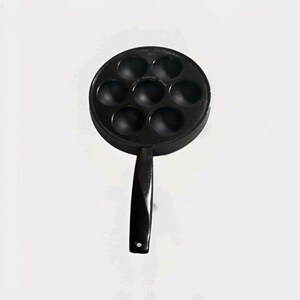 Sartén Ebelskiver danesa vintage Nordic Ware Apple Pankake 5415 de 7 compartimentos, EE. UU.