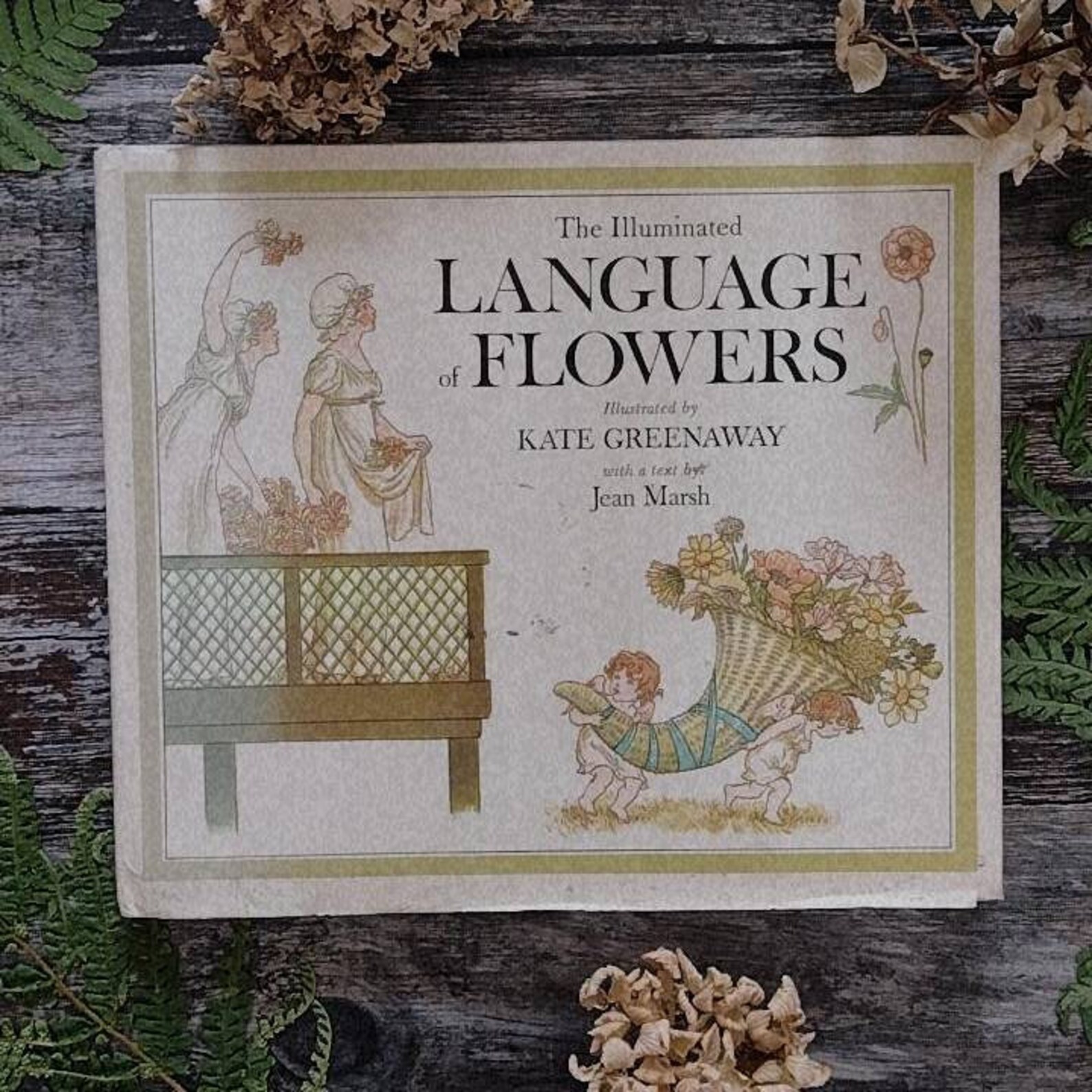 Language of Flowers by Kate Greenaway Illustrated vintage Etsy