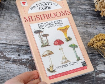 Pocket guide to mushrooms and other fungi, illustrated vintage Nature Book