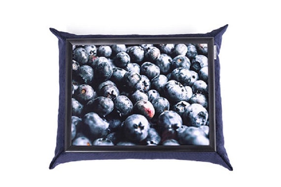 Laptop Pillow Table Blueberries Lap Desk Blueberries Pillow Etsy