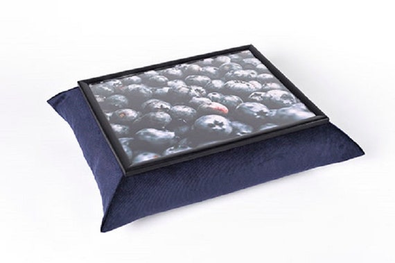 Laptop Pillow Table Blueberries Lap Desk Blueberries Pillow Etsy