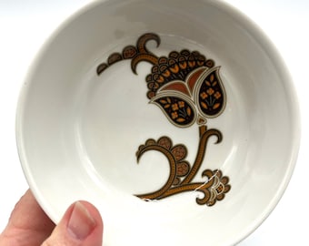 Petit bol de céréales Sumatra vintage / Doulton & Co / Remplacement / Milieu du siècle