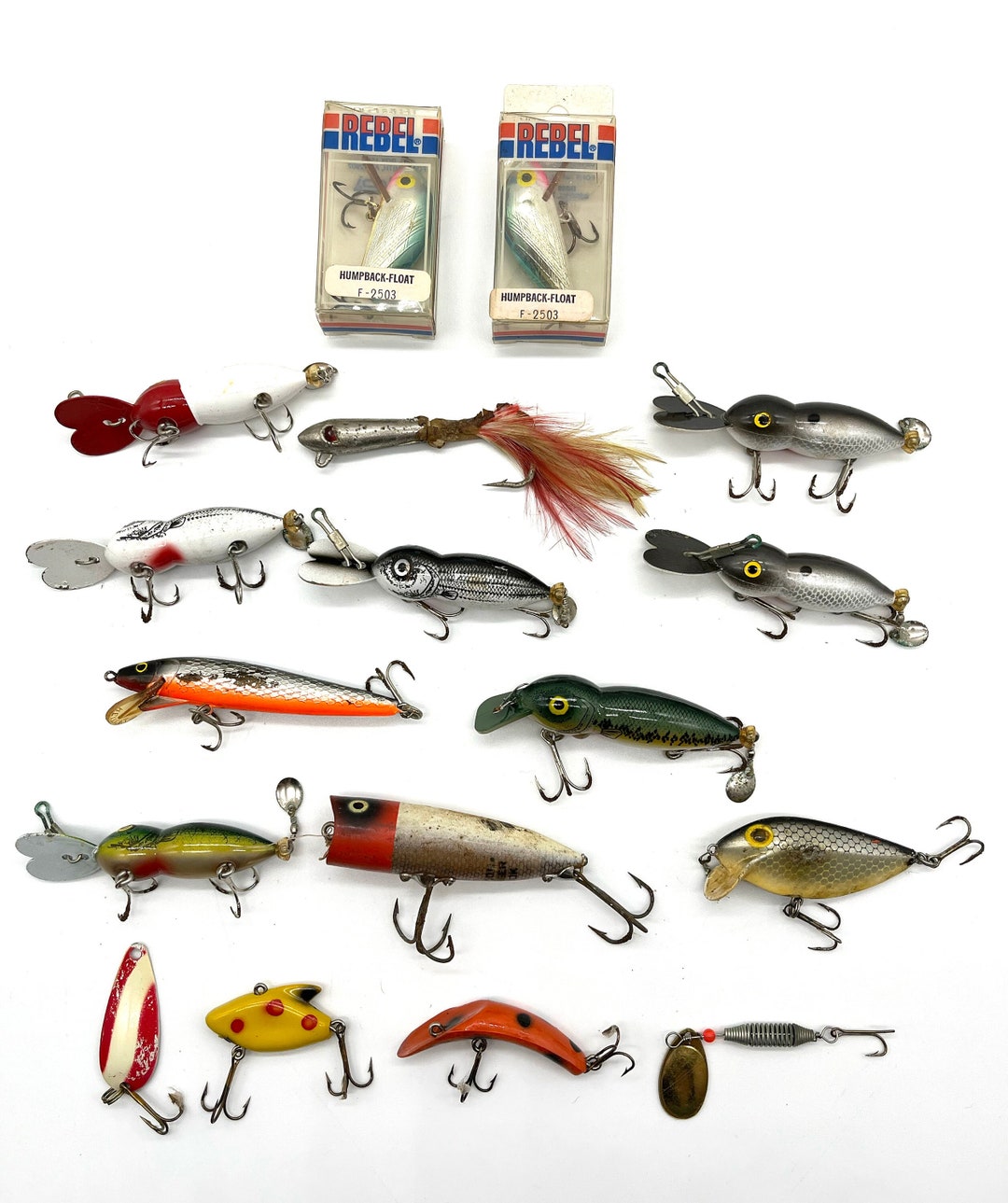 17 Vintage Hellbender Whopper Stopper Fishing Lures / Etsy