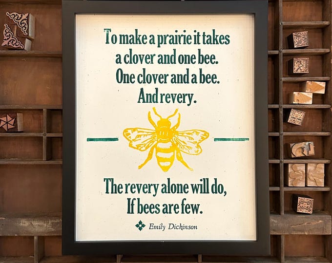 Emily Dickinson - To Make a Prairie