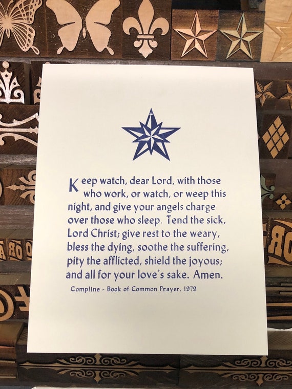 Keep Watch, Dear Lord - Compline Prayer