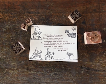 Auden Advent card