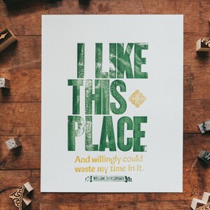I Like This Place - Shakespeare&#39;s As You Like It