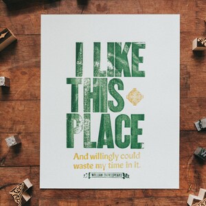 I Like This Place - Shakespeare's As You Like It