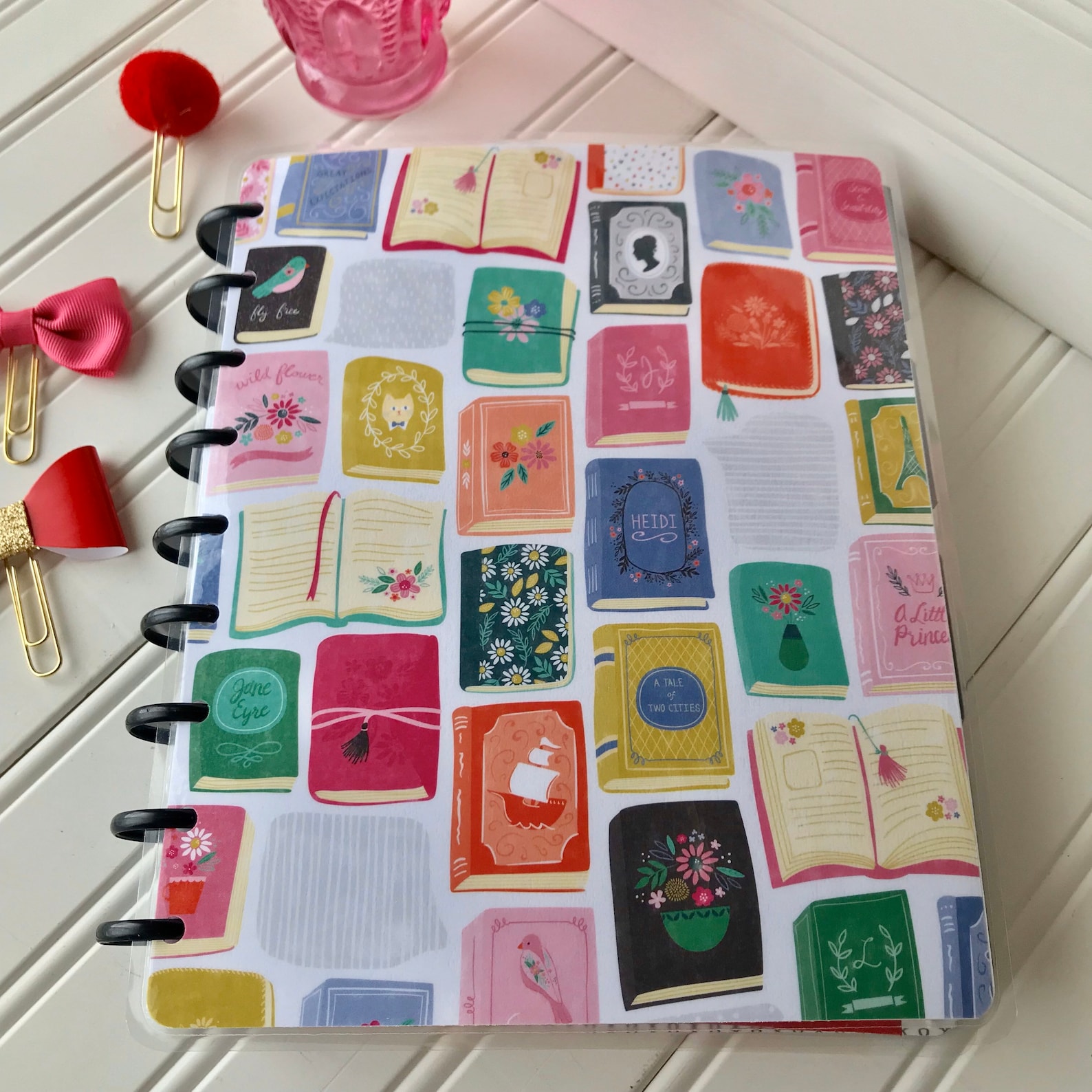 Happy planner front cover micro notebook mini classic etsy