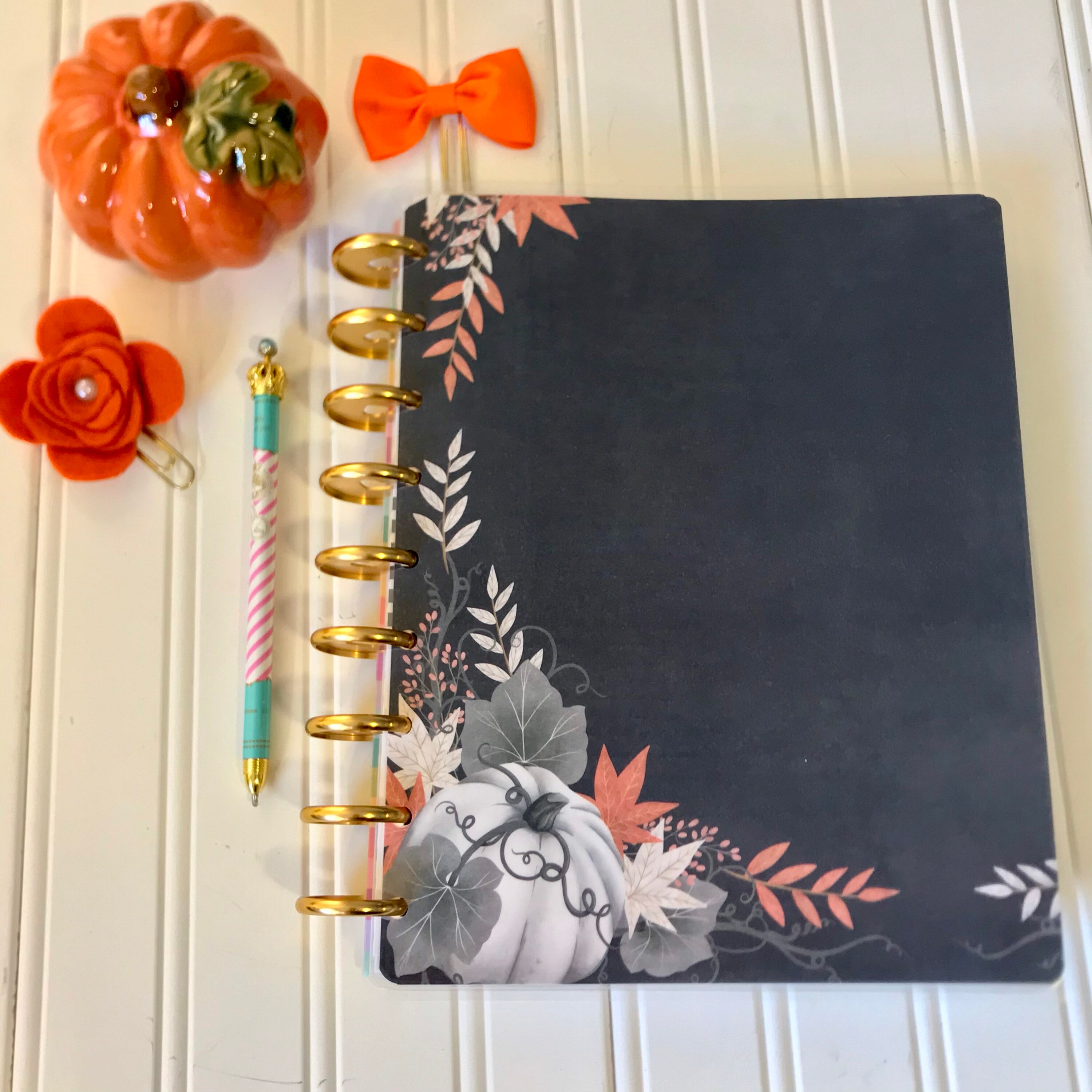 Happy Planner Fall Front Cover Mini Classic or Large Sizes. Etsy
