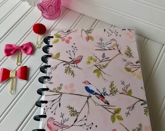 Happy Planner Cover or planner dashboards Colorful Bird Design