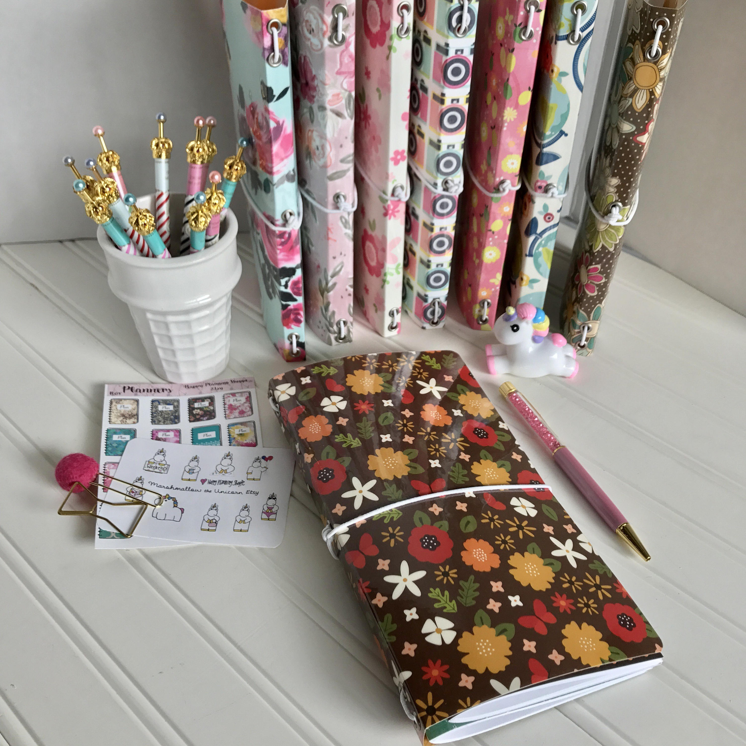 Paperdori, Journal, Midori, Fauxdori Travelers Notebook Cover. Durable  Laminated Double-sided Print Paper With Eyelets and Elastic - Etsy