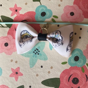Planner, midori or travelers notebook bow charm white ribbon with planner girl.