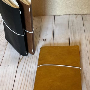 Faux Leather Fauxdori Cover for B6 or Midori Size Travelers Notebook