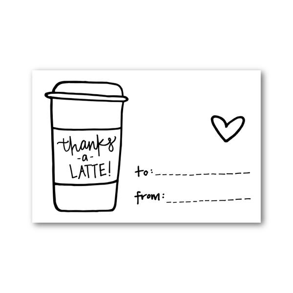 Thanks a Latte Gift Tag