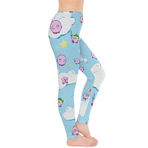 Kirby of the Stars Leggings--PRE-ORDER